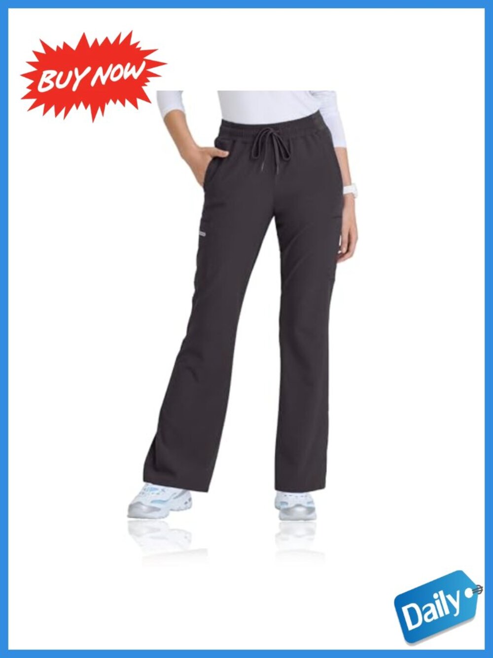 Skechers Vitality Scrub Pant Women 5 Pockets 4-Way Stretch Medical
